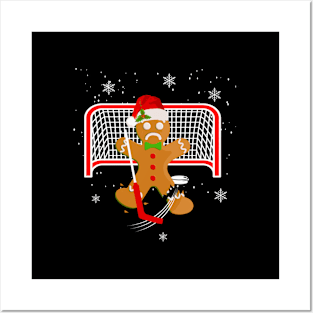 Hockey Goalie Gingerbread Goalie Posters and Art